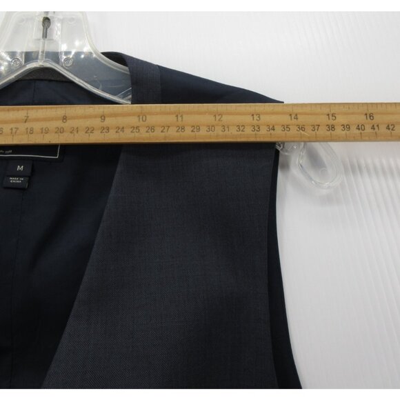 J Crew Waistcoat Vest Medium Wool Jacket Coat Belted Classic Formal - Picture 5 of 11